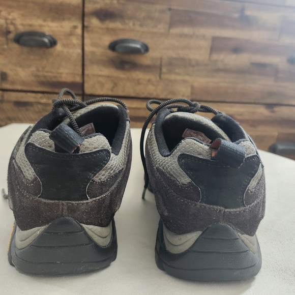 Merrell Sz 9 Men's Moab Hiking Shoes Brown Grey Gorpcore Outdoor Trailcore - Picture 5 of 16